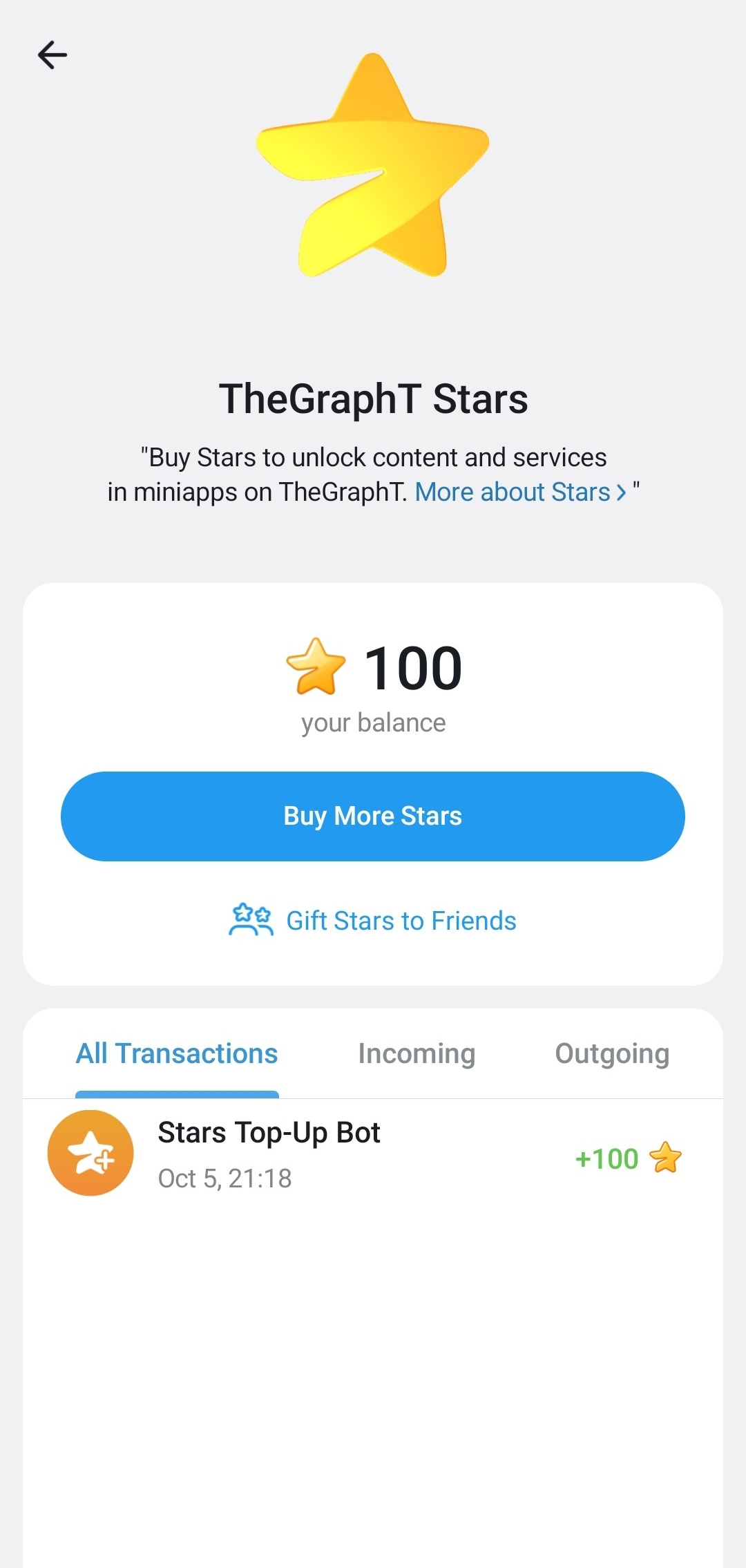 TheGraphT Stars